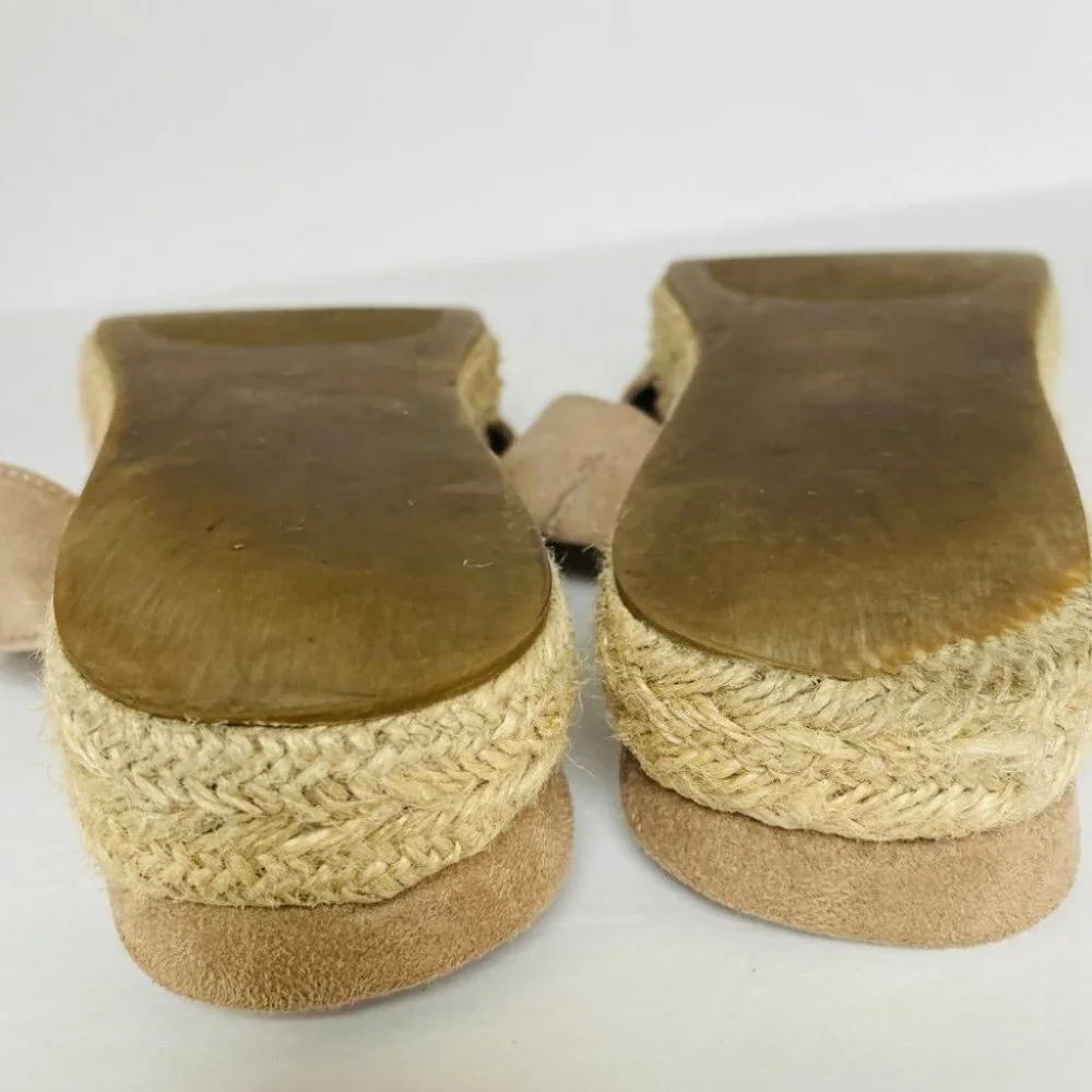 90s Y2K Fashion Steve Madden Platform Espadrille Sandals Taupe Tan